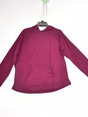 Athletic Works Burgundy Garnet Hoodie Women Sz Large (12-14)